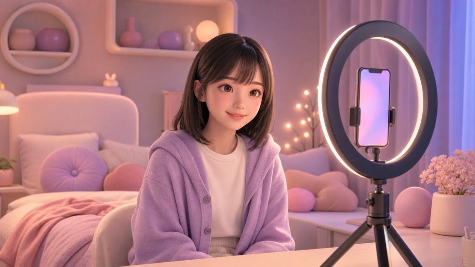 TikTok LIVEの年齢・フォロワー条件を満たすためにショート動画で準備する10代女性