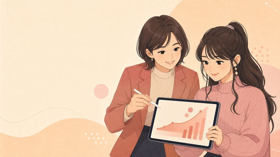 初見さんの滞在時間データをスタッフと一緒に分析するライバー