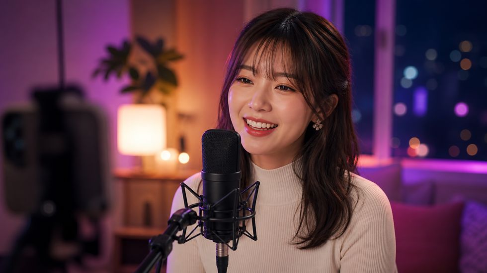 TikTok LIVEの歌・音楽ネタで配信するライバー