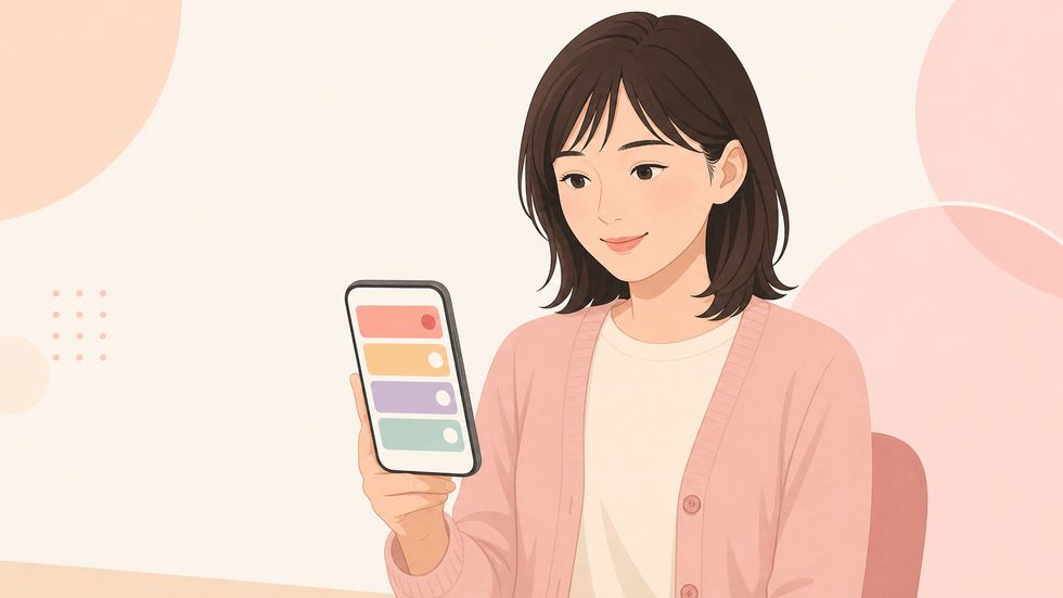スマホでTikTok LIVEのタイトル案を比較するライバー