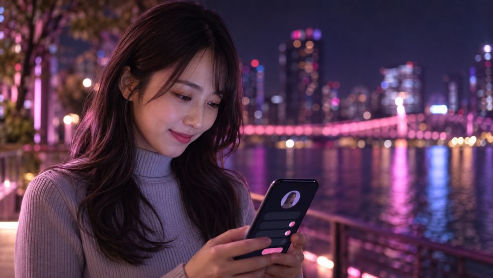 TikTokアプリでプロフィール設定をする様子・初配信の準備