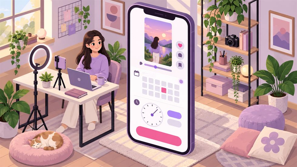 TikTokの予約投稿機能で告知動画の公開時刻を設定