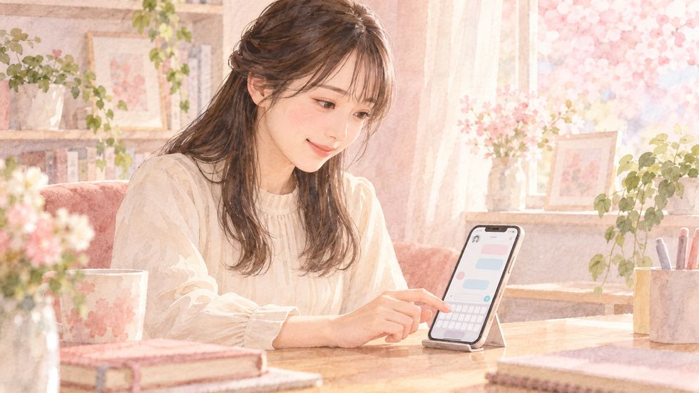 TikTok LIVEでコラボ相手にDMを送る様子・プロフィールから相性を見極める