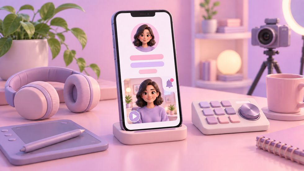 TikTokプロフィールと告知動画を見直して導線を整えるライバーの画面