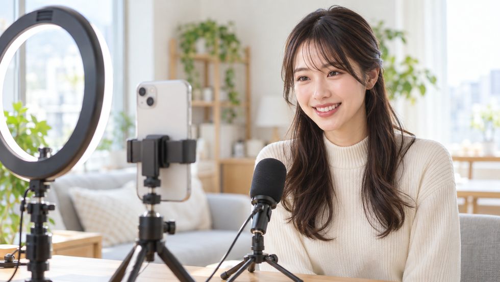 ライバーの配信機材として経費になり得るスマホ三脚・ライト・マイク