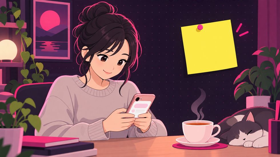 配信後に数字と気づきをスマホのメモに記録するライバー