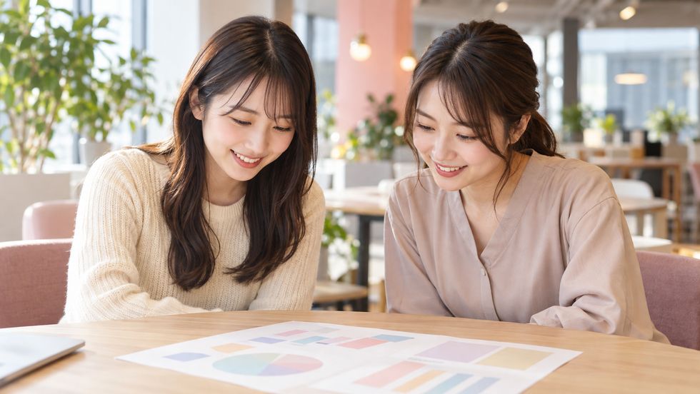 スタッフと配信ジャンルの試し配信を振り返るライバー