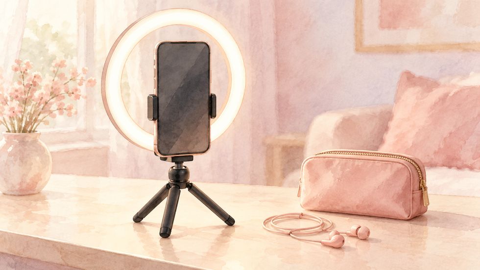 ライバーを始めるのに必要なスマホ・照明・メイク道具